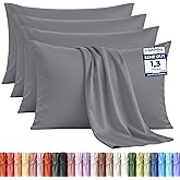 Utopia Bedding – 4er-Set Kissenbezüge – 40 x 60 cm – Oeko-TEX – Gebürstete Mikrofaser, 100% Polyester, mit Umschlagverschluss